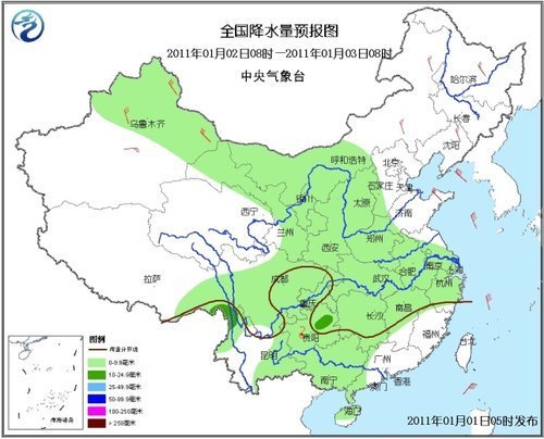 未來三天西北局地有明顯降雪 東部海域有大風(fēng)