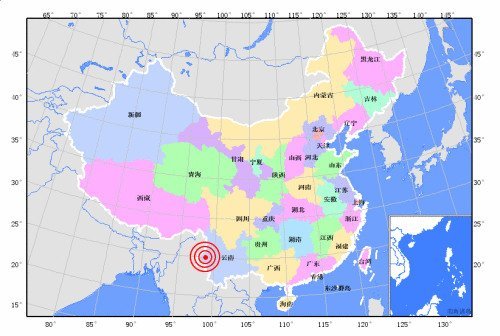 云南省保山市騰沖縣5.2級(jí)地震 震源深度10公里