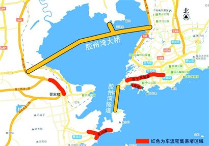 青島膠州灣橋隧通車催熱西海岸