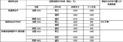 三種病設(shè)置醫(yī)院消費(fèi)上限 超過部分醫(yī)院社保承擔(dān)