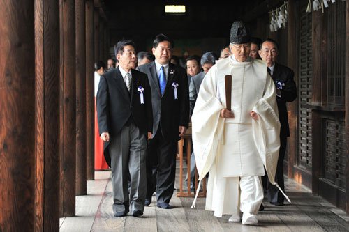 日本67名議員參拜靖國(guó)神社 稱無(wú)需顧及鄰國(guó)感情