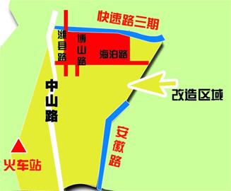 中山路改造先動濰縣璐片