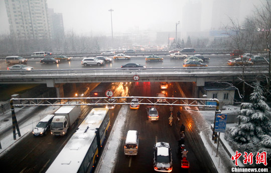 中國(guó)北方現(xiàn)大范圍降雪