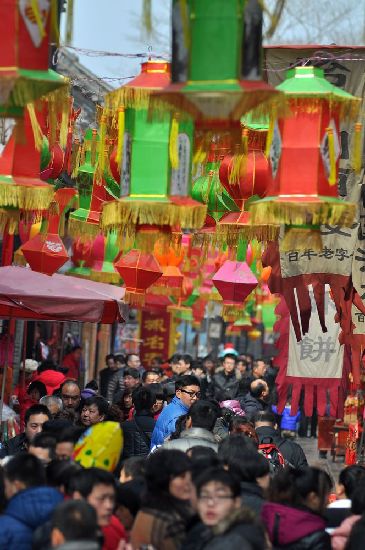 過大年逛周村古城 實(shí)拍最有年味的地方