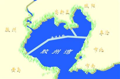 青島環(huán)膠州灣建設(shè)最大慢行系統(tǒng) 市民可環(huán)灣騎行